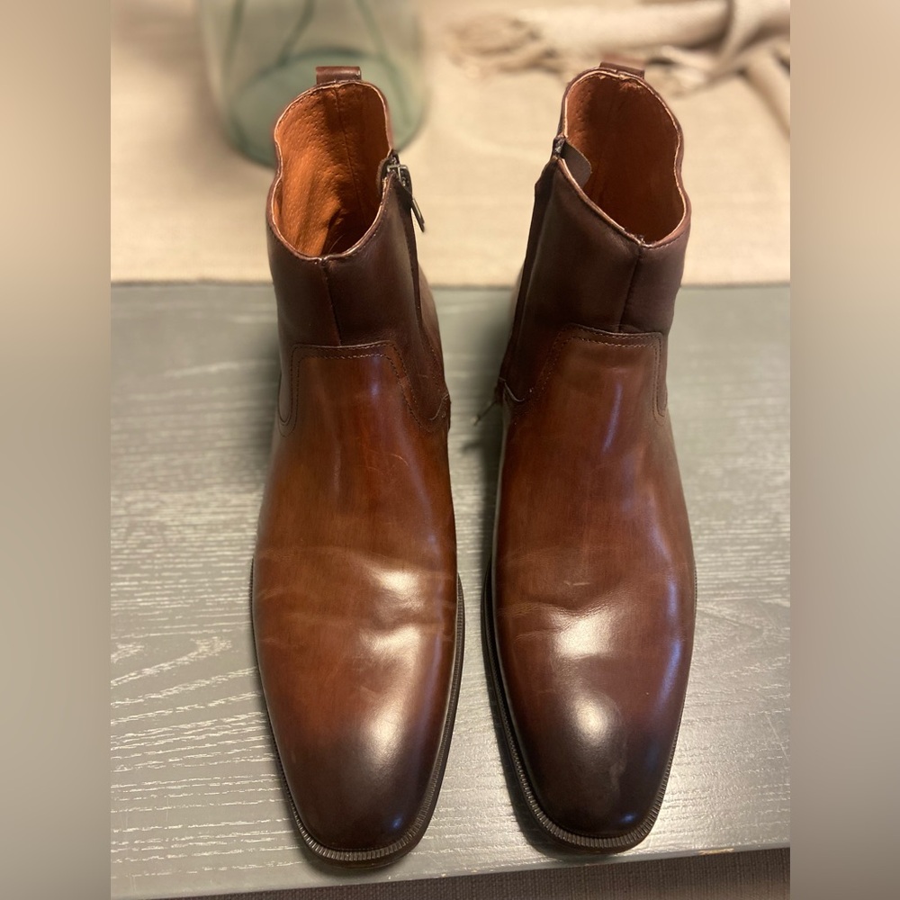 Florsheim Mens Center Flat Heel Dress Boots size 10 excellent condition